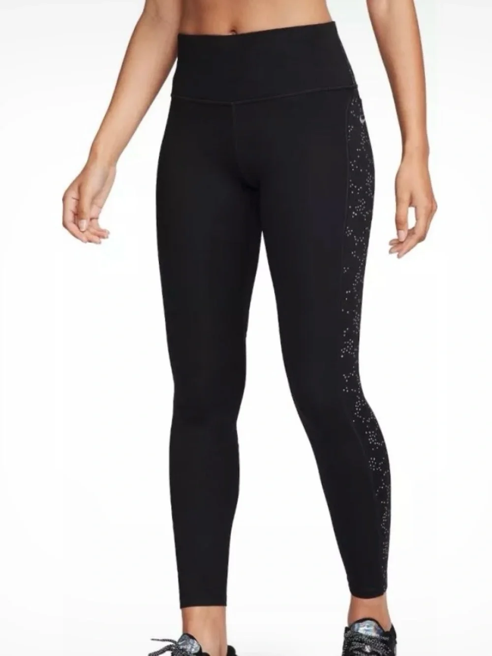 Nike Black High-Rise Leggings with Side & Back Detail